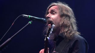 Mikael Åkerfeldt of Opeth performing live in 2025
