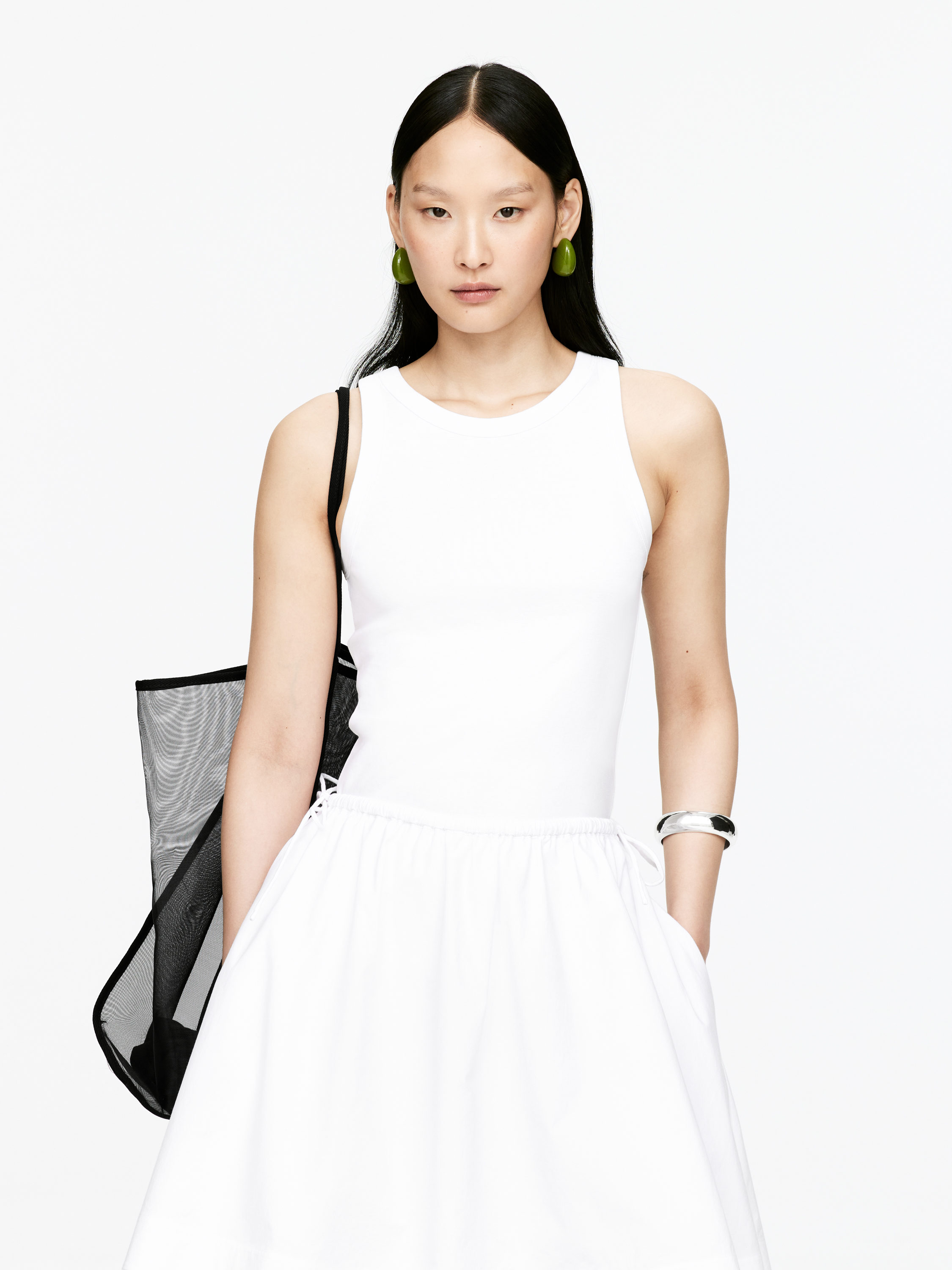 Rib Tank Top – White – Women – Arket Gb