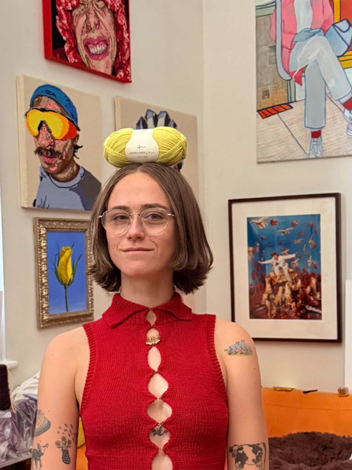 Photo of Ella Emhoff.