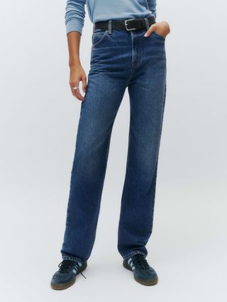 Abby High Rise Straight Jeans