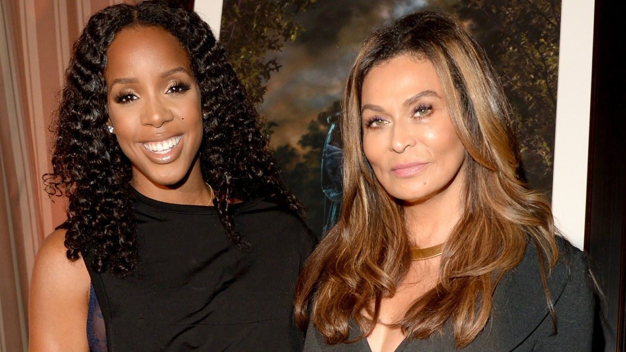 Kelly Rowland and Tina Knowles