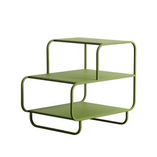 Alana Side Table/Nightstand in Green 