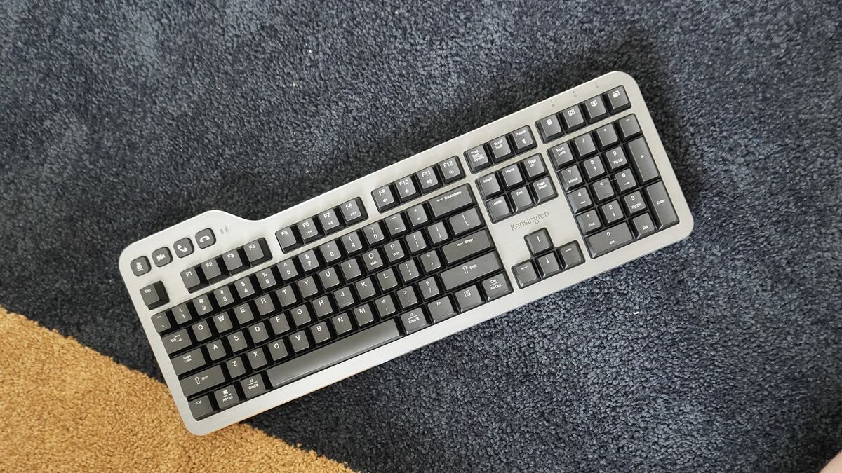 Kensington QuietType Pro mechanical keyboard (MK7500F) review Work is fun Laptop Mag