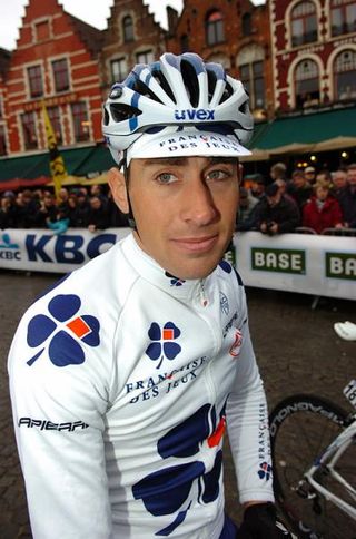 Matthieu Ladagnous (Francaise des Jeux) at the start of the 2010 Tour of Flanders.