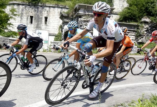 John Gadret (AG2R-La Mondiale) is going for world's funkiest tanlines