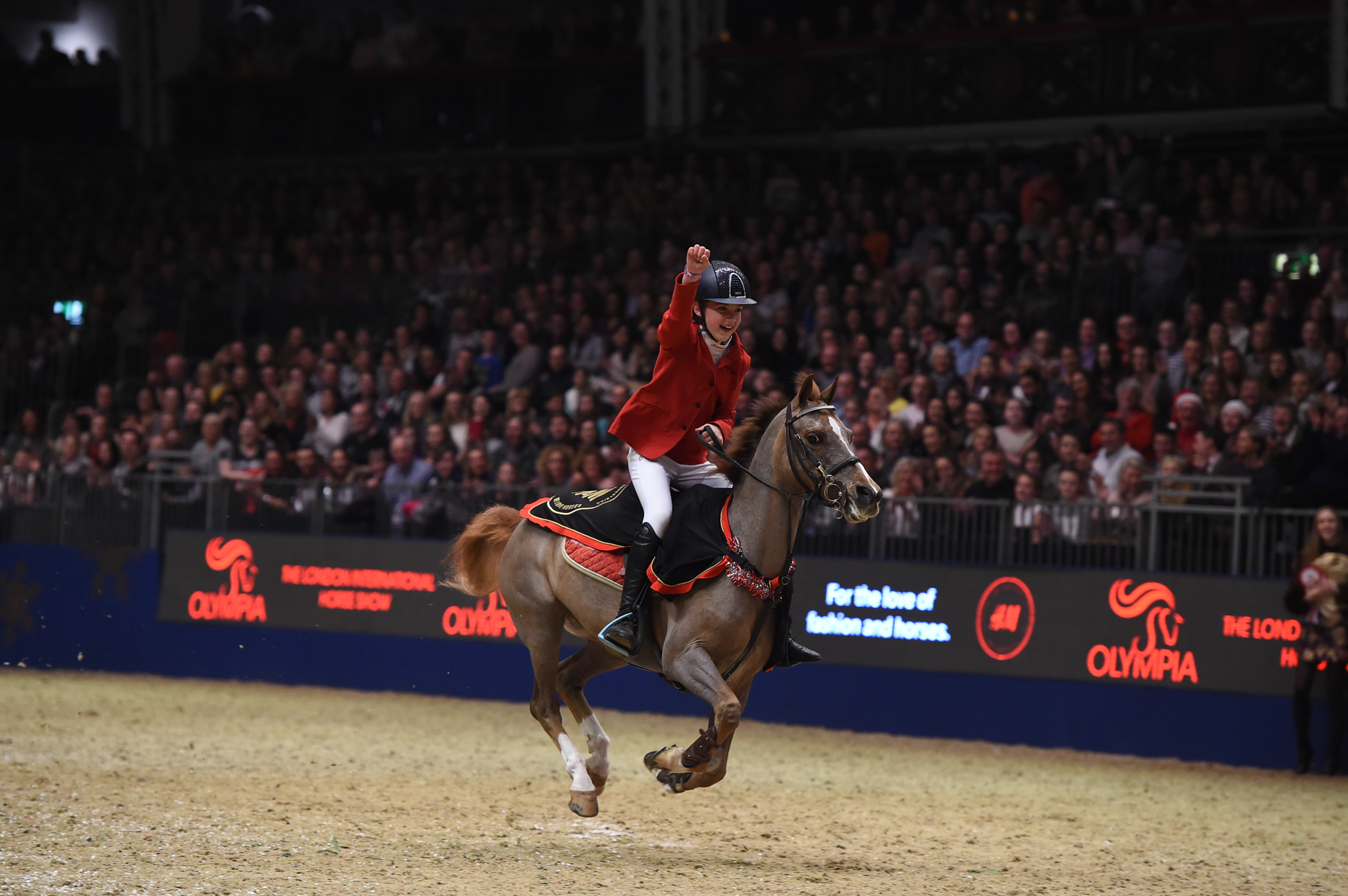 Rising star showjumper Madison Heath wins at Olympia aged 12 on Red Alert