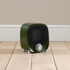 Dunelm small olive green heater.