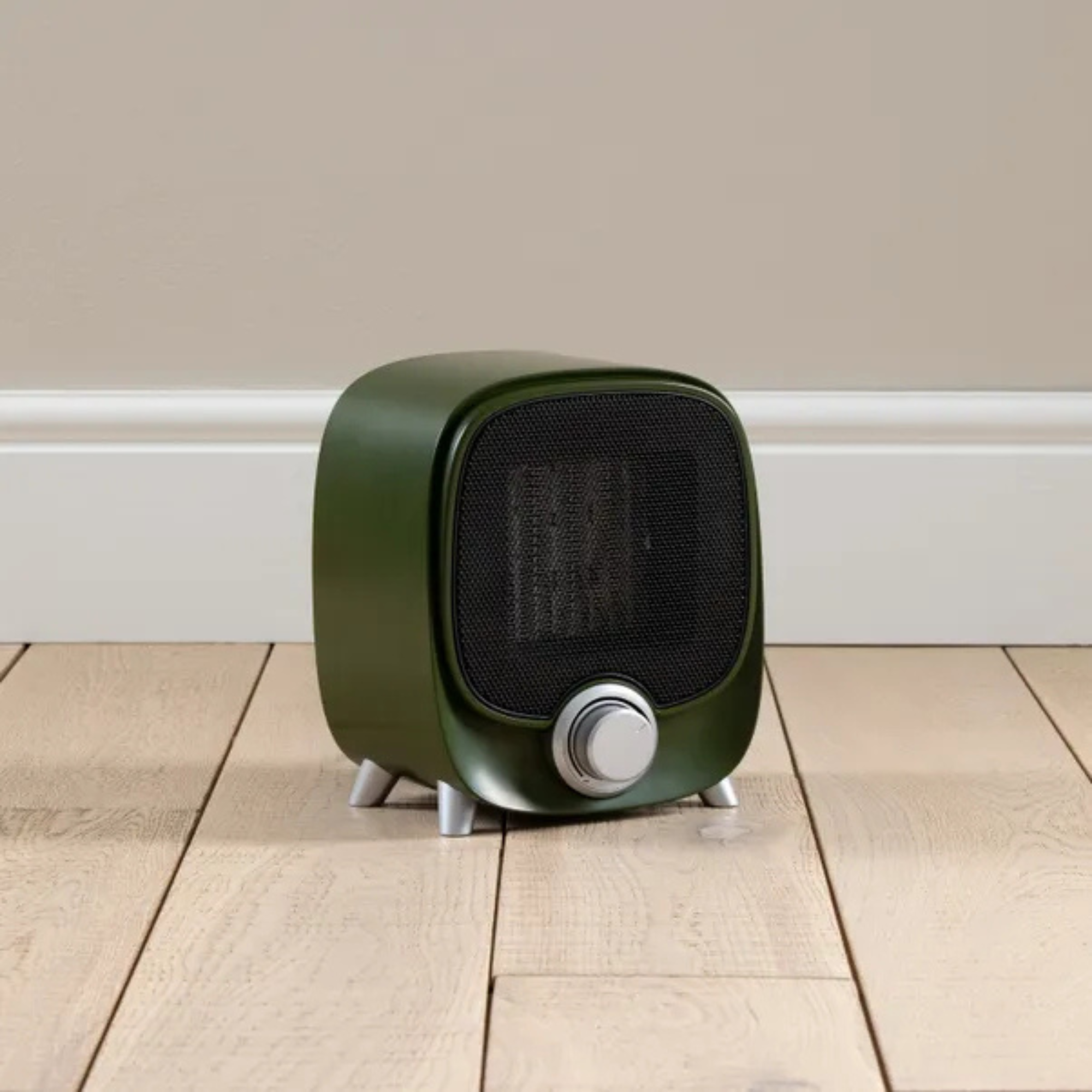 Dunelm small olive green heater.