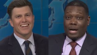 Colin Jost and Michael Che on Weekend Update