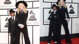 Madonna with her son, David Banda, 2014