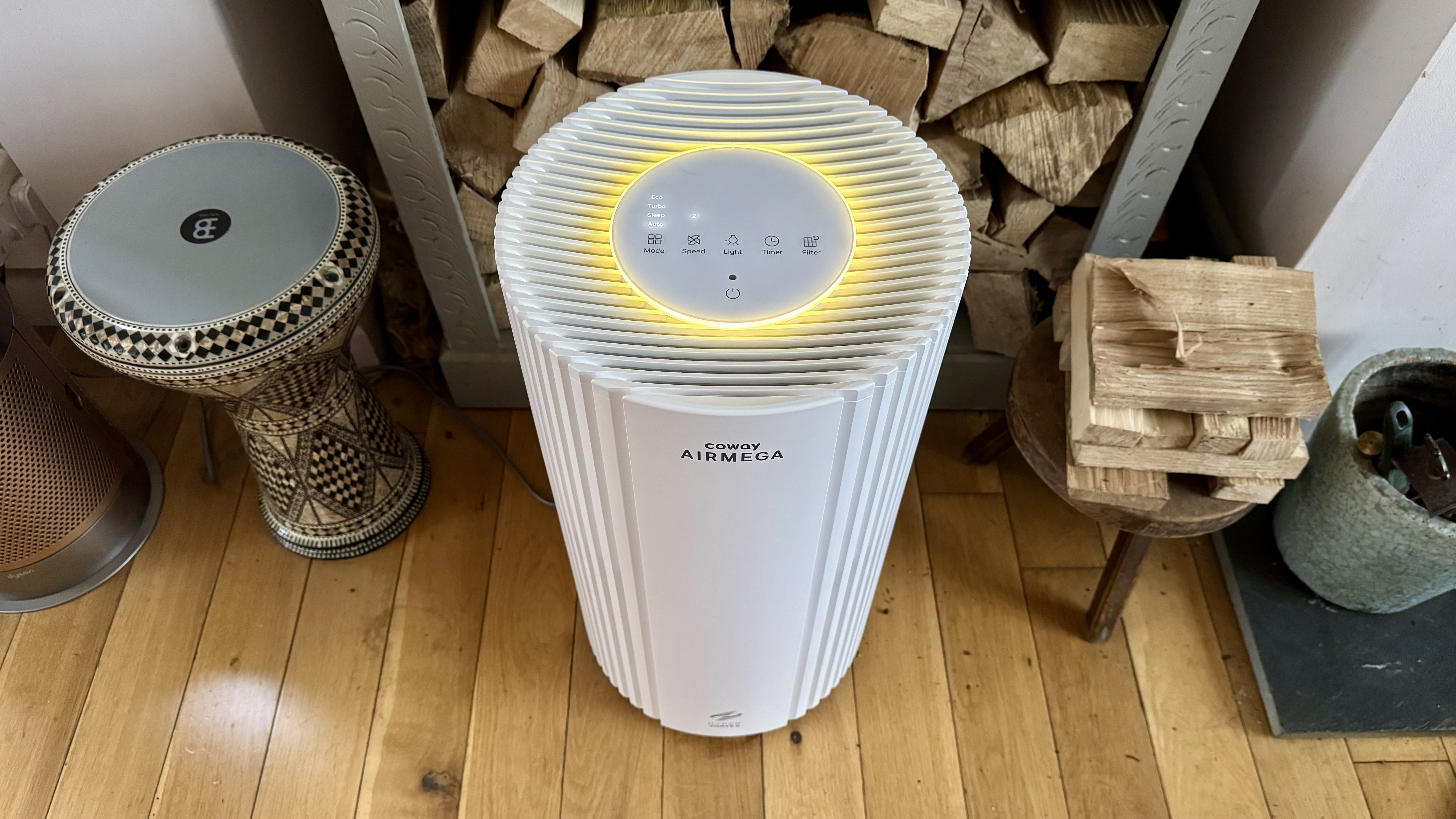 Coway Airmega 350 air purifier at home