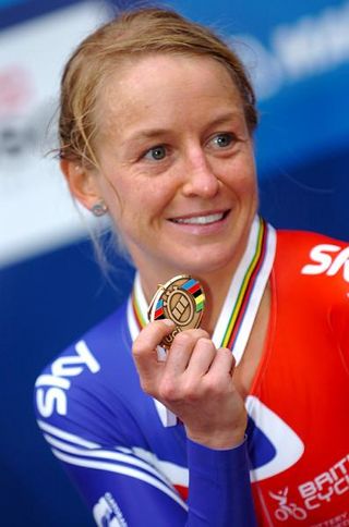 Emma Pooley (Great Britain) was pleased with bronze in the time trial