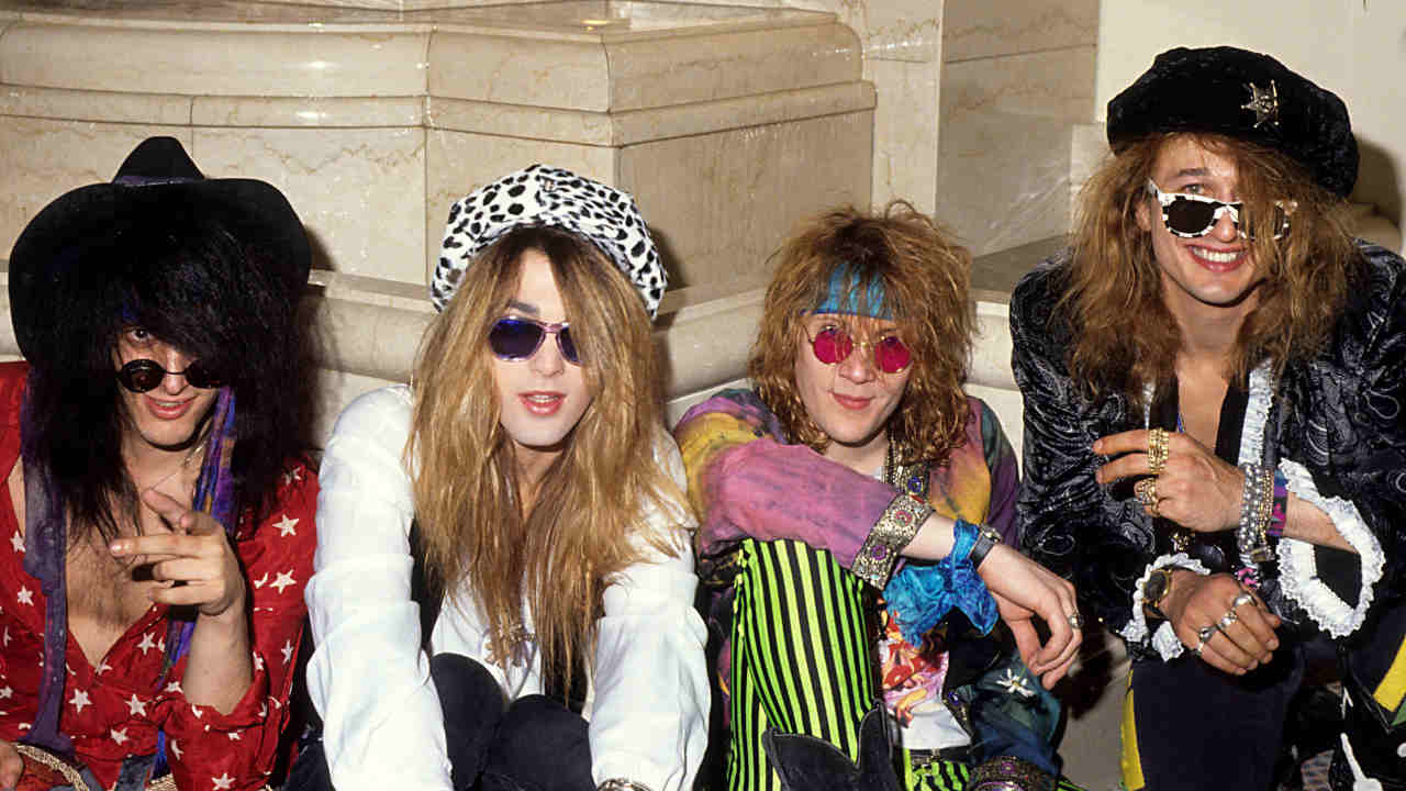 Enuff Z&amp;rsquo;Nuff posing for a photograph in the early 1990s