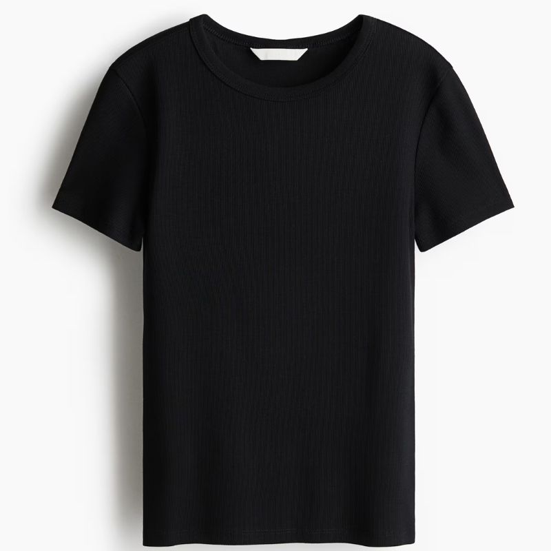 H&amp;amp;M, Ribbed T-shirt