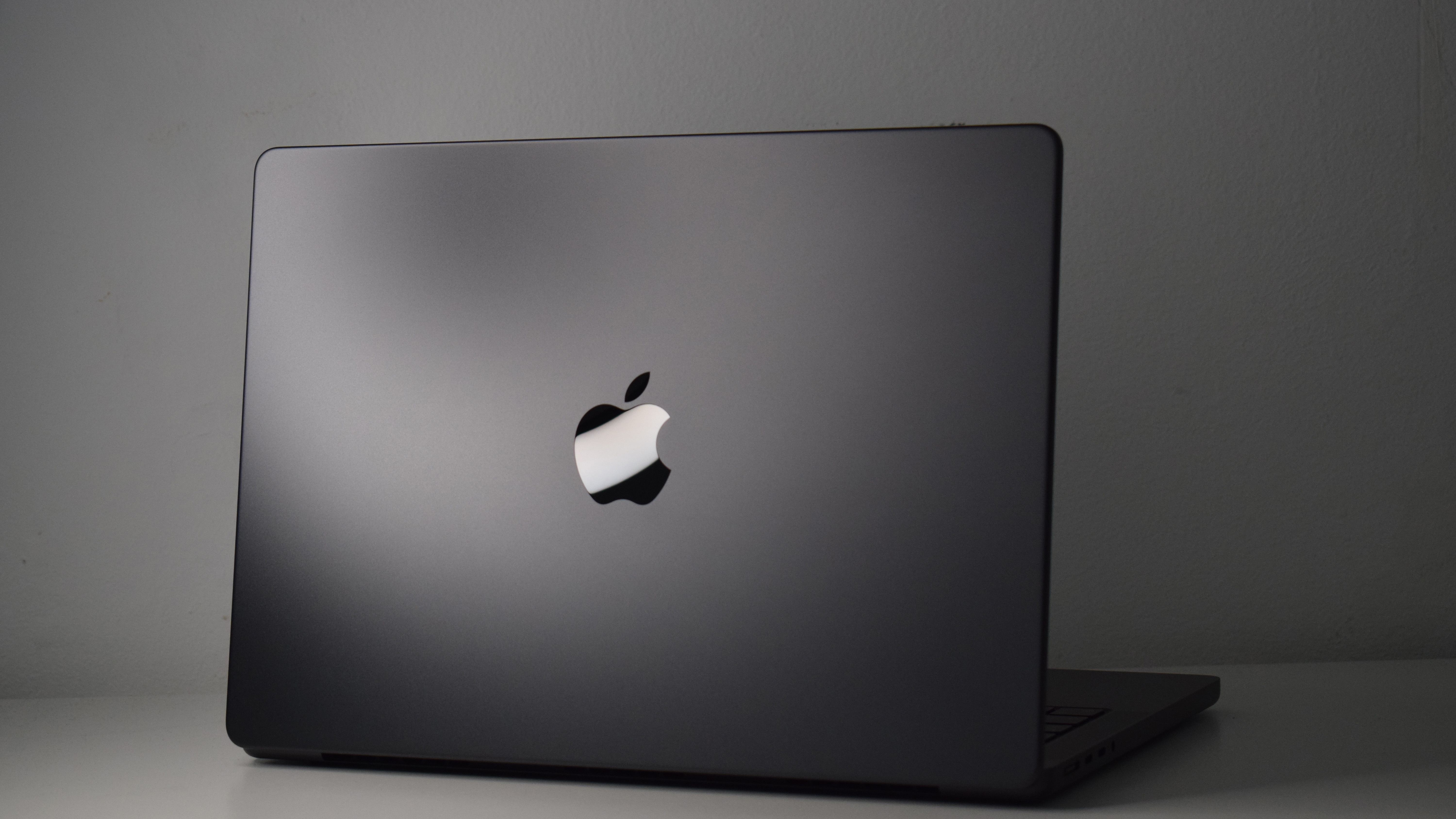 The Apple MacBook Pro 14in M4 on a desk