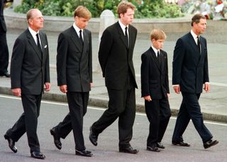 Prince Harry Princess Diana's funeral