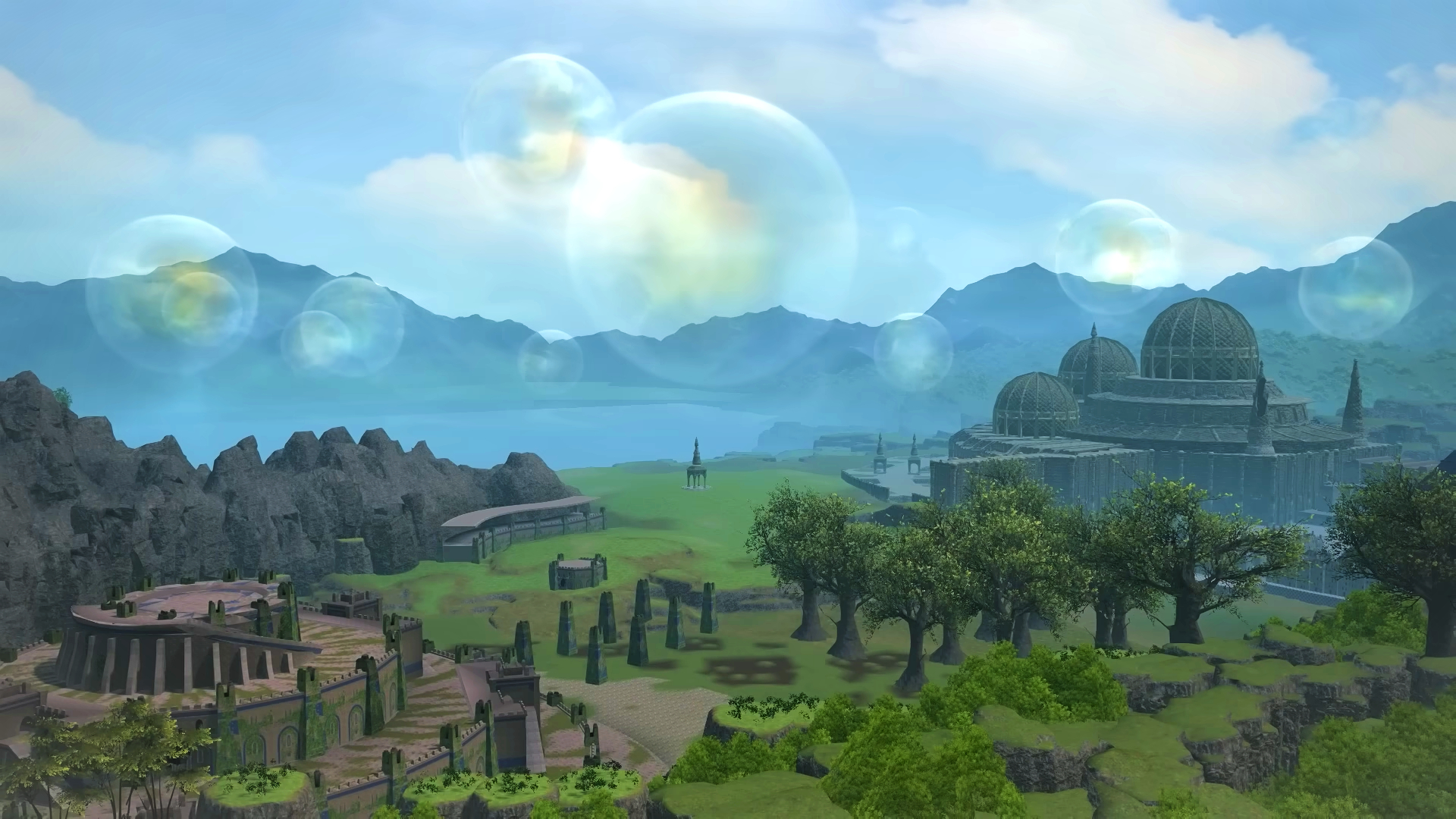 Final Fantasy 14 Occult Crescent landscape