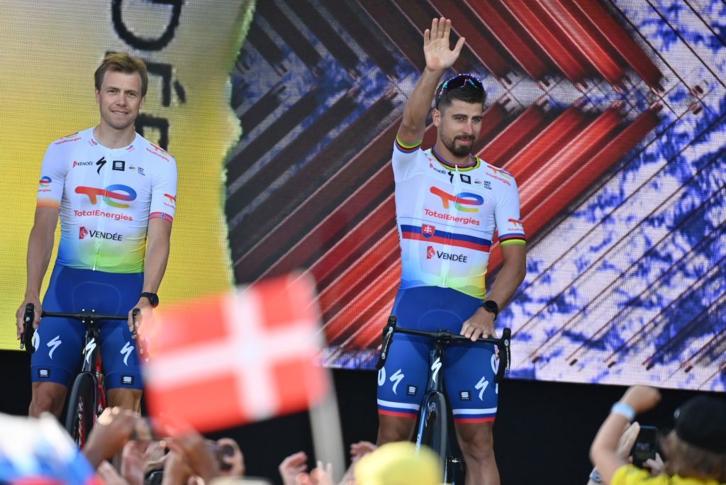 Illustration shows the team presentation ahead of the 109th edition of the Tour de France cycling race in Copenhagen Denmark Wednesday 29 June 2022 This years Tour de France takes place from 01 to 24 July 2022 and starts with three stages in DenmarkBELGA PHOTO DAVID STOCKMAN Photo by DAVID STOCKMAN BELGA MAG Belga via AFP Photo by DAVID STOCKMANBELGA MAGAFP via Getty Images