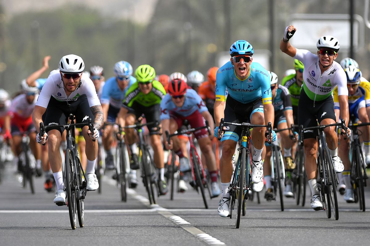 Giacomo Nizzolo takes Tour of Oman 2019 final stage victory as Alexey ...