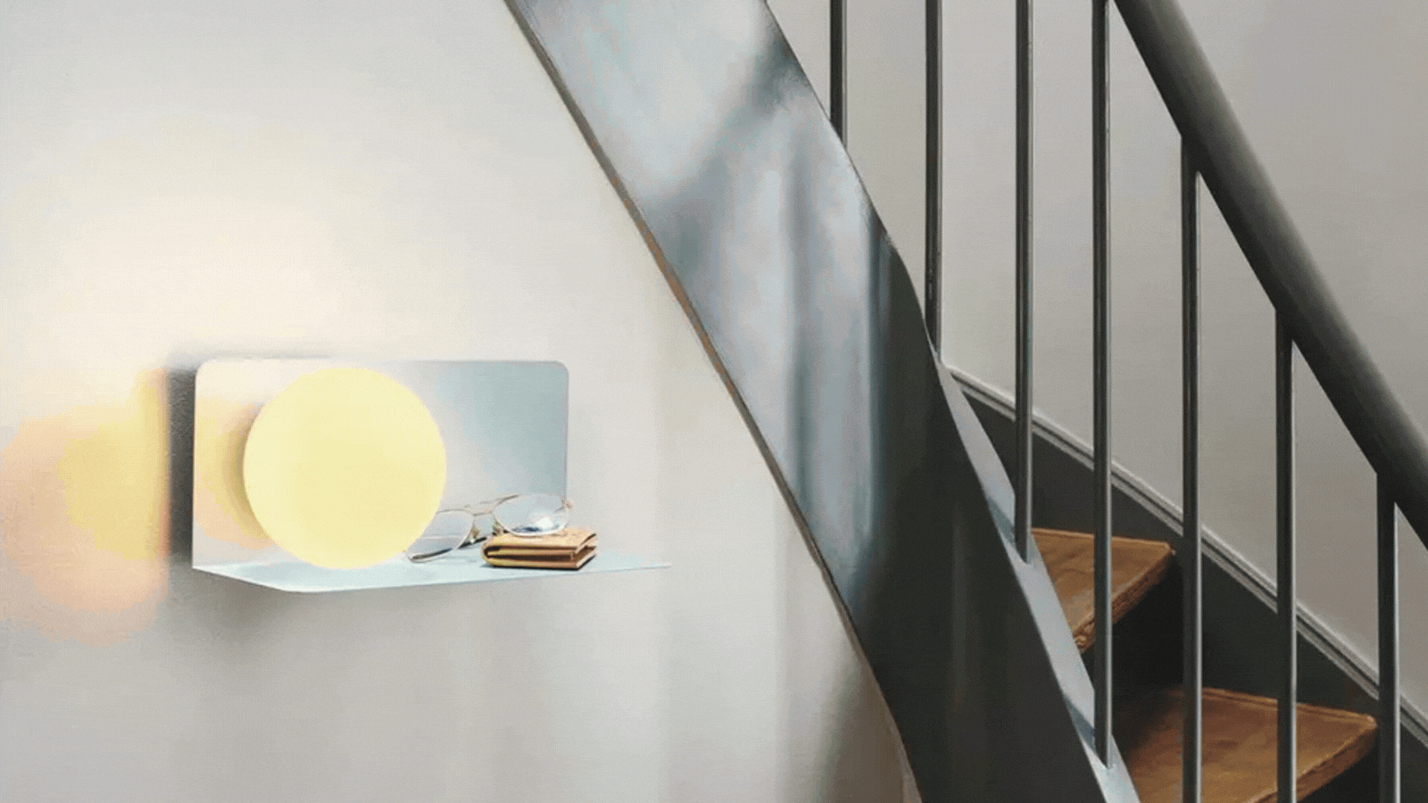 Habitat wall sconce shelf