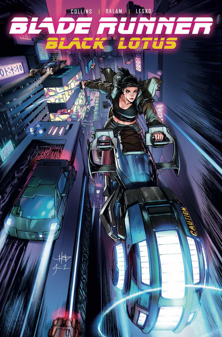 Blade Runner: Black Lotus #1 variant cover by Creees Li