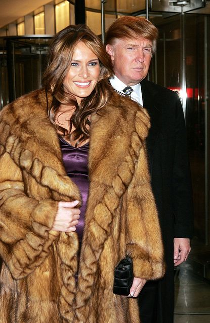 Donald and Melania Trump at a 2004 gala