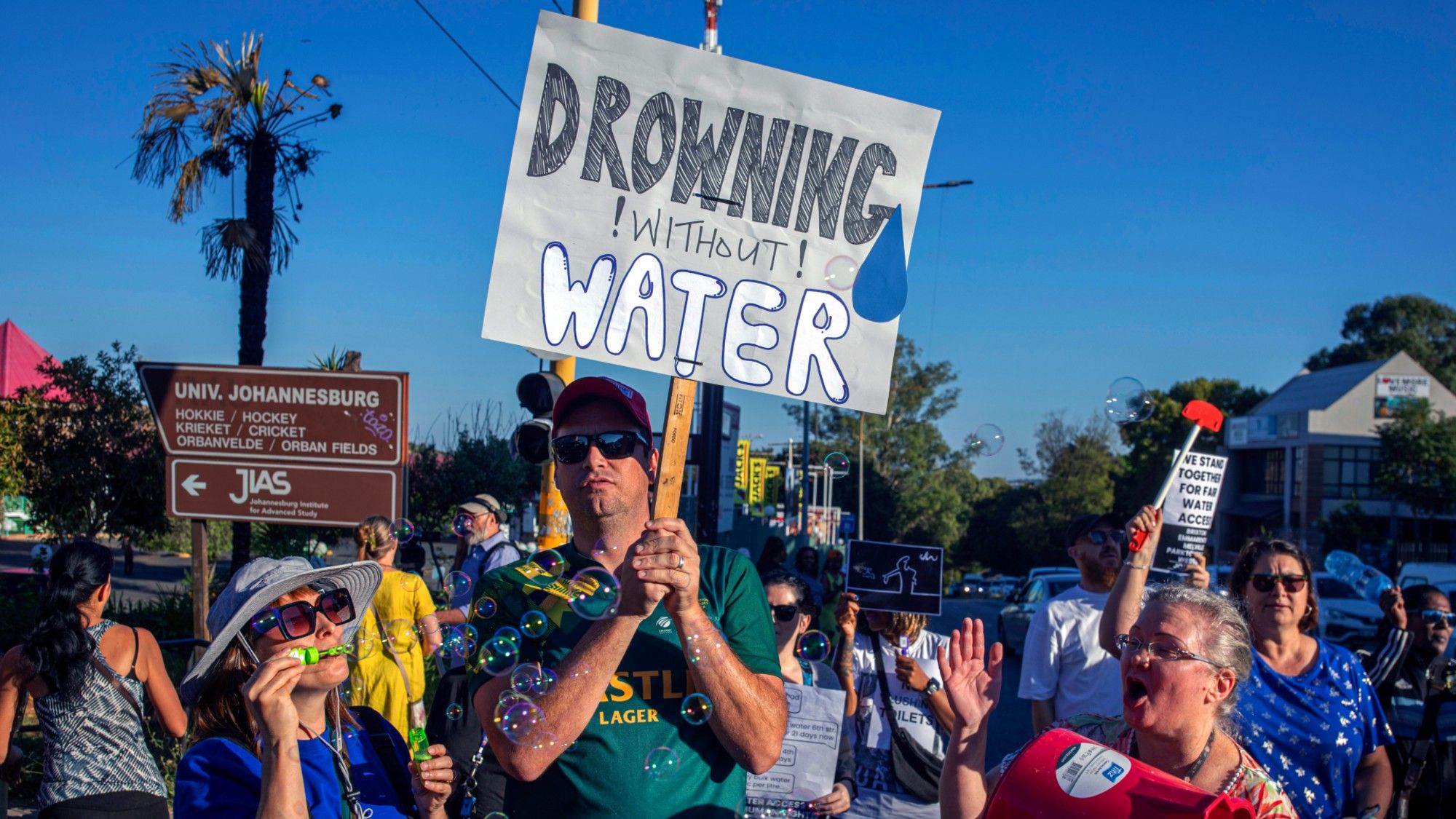 South Africans are angry as Johannesburg faces a growing water crisis
