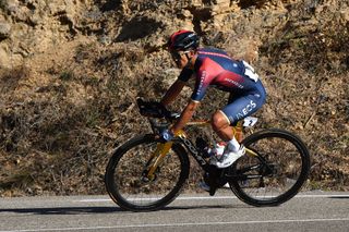 BESSGES FRANCE FEBRUARY 04 Richard Carapaz of Ecuador and Team INEOS Grenadiers competes during the 52nd toile De Bessges Tour Du Gard 2022 Stage 3 a 155km stage from Bessges to Bessges EtoiledeBesseges EDB2022 on February 04 2022 in Bessges France Photo by Luc ClaessenGetty Images
