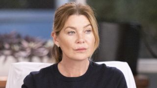 Ellen Pompeo on Grey's Anatomy.