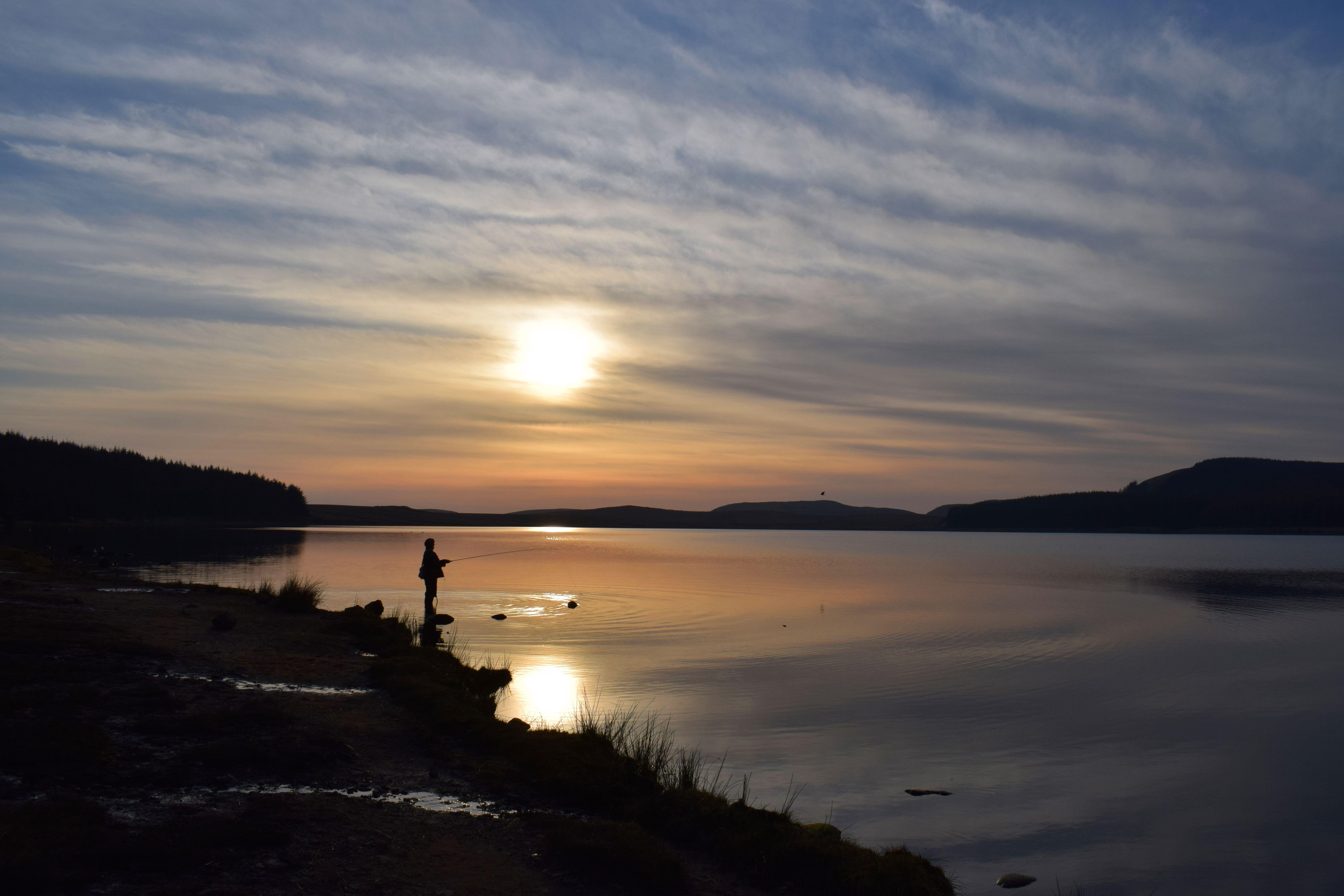Fishing on Loch Glow 