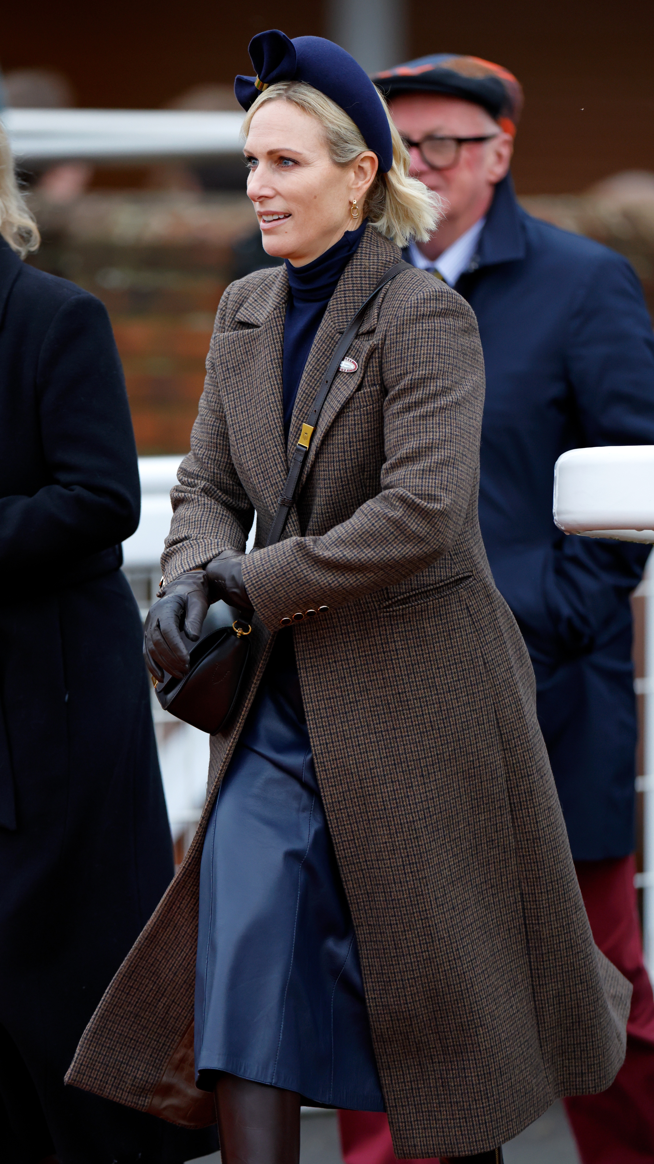 Zara Tindall attends day 1 of The Christmas Meeting at Cheltenham Racecourse on December 12, 2025