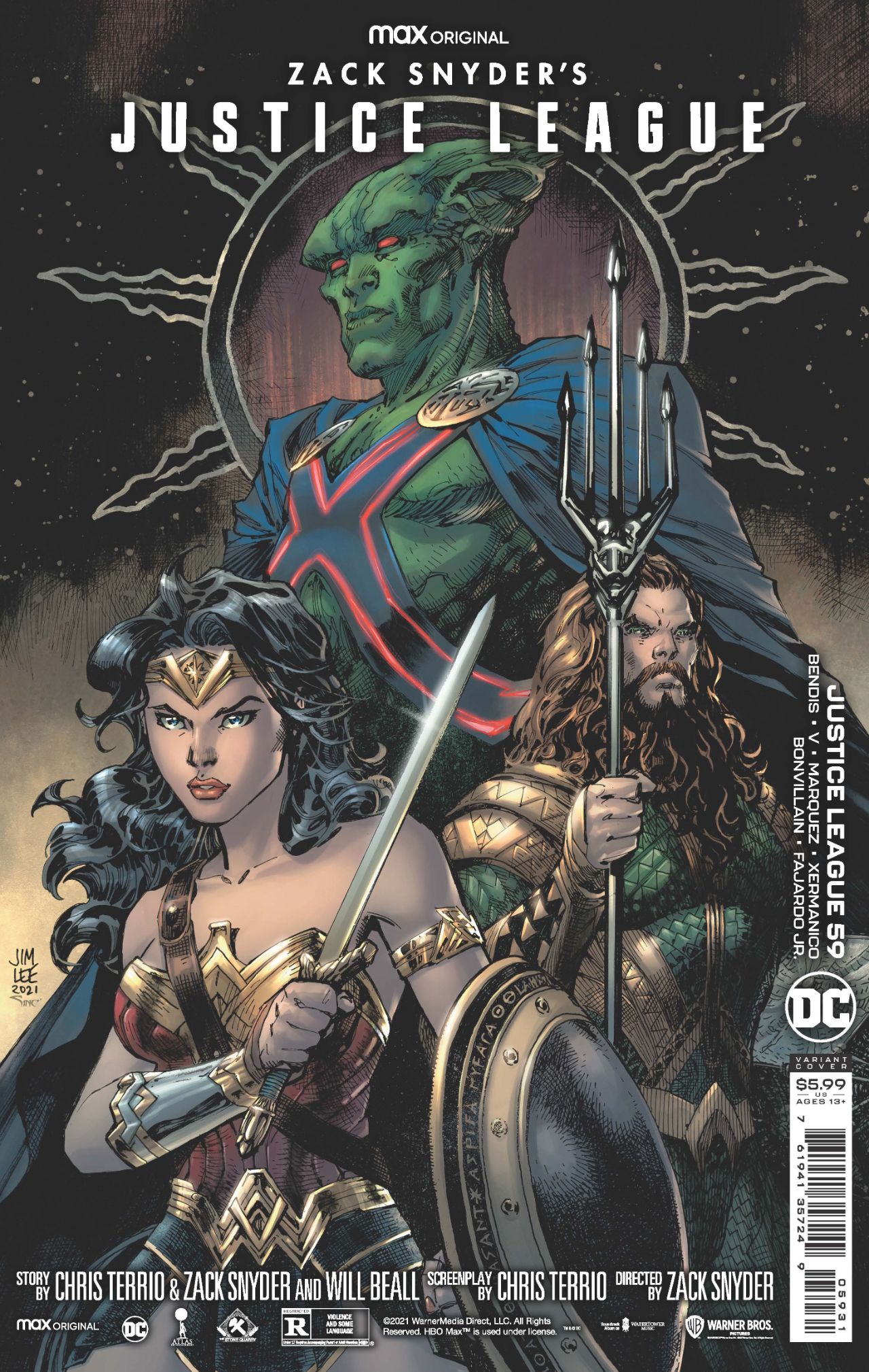 Zack Snyder's Justice League variant covers