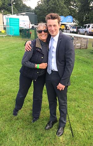 Simon with his mum Karen