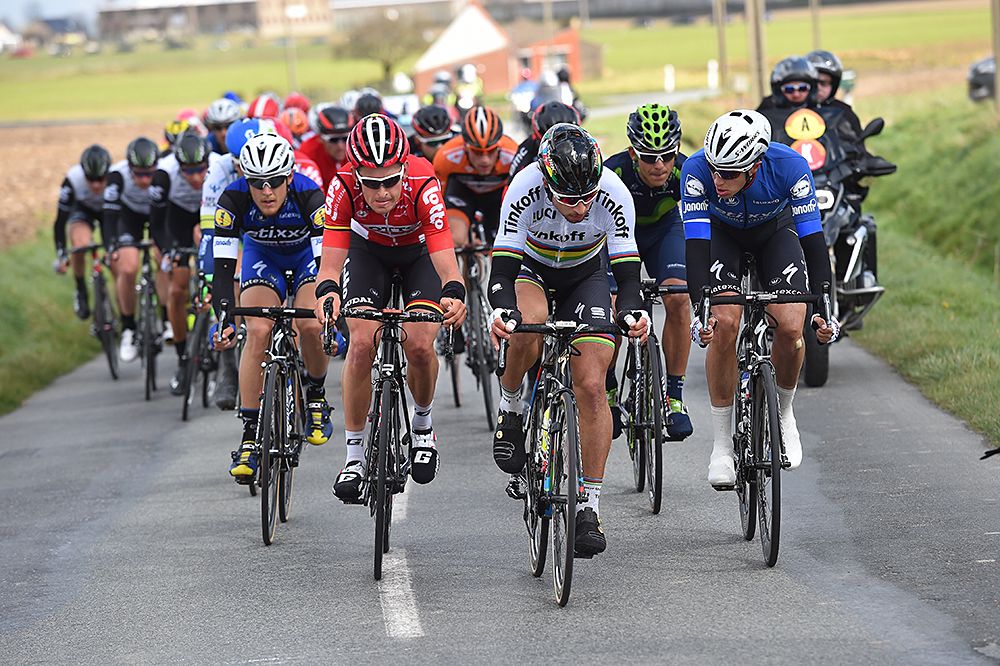 World champion Peter Sagan (Tinkoff) at Gent-Wevelgem