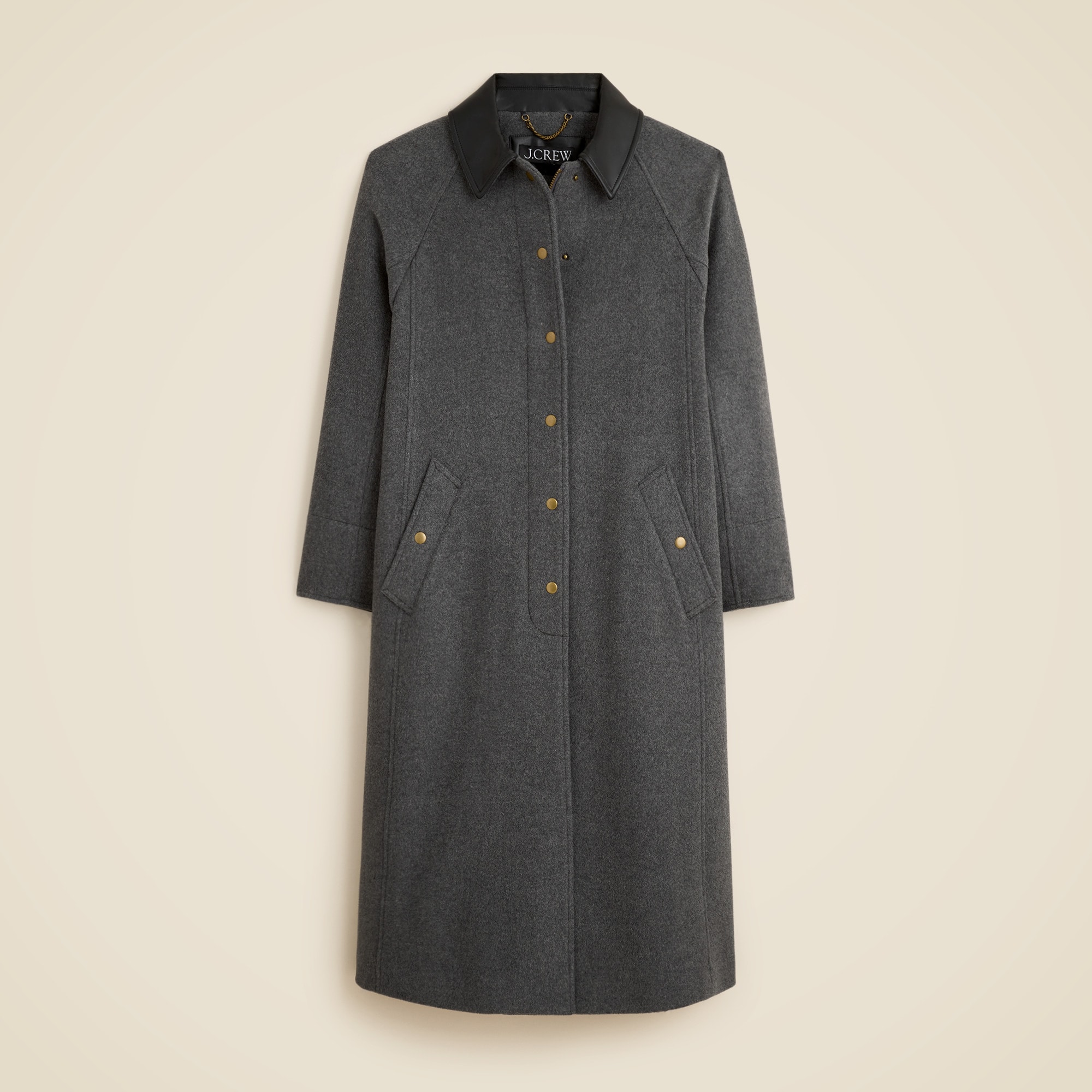 Long Barn Jacket&amp;trade; in Drapey Wool Blend