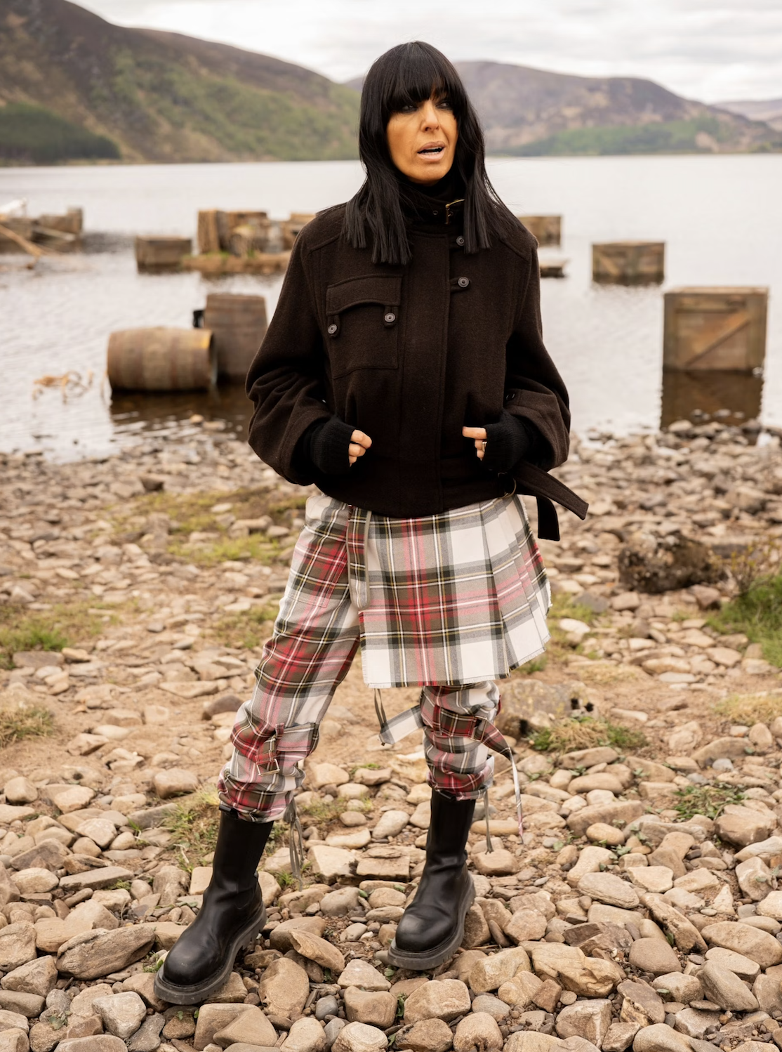 Claudia Winkleman traitors outfits