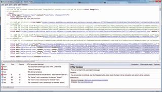 HTML Validator extension