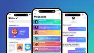 Concept of new version of iMessage for 2023