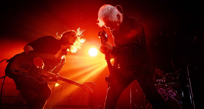 The Wedding Present's David Gedge and Rachael Wood perform live in Birmingham