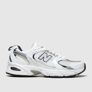 New Balance 530 Trainers in White 
Silver