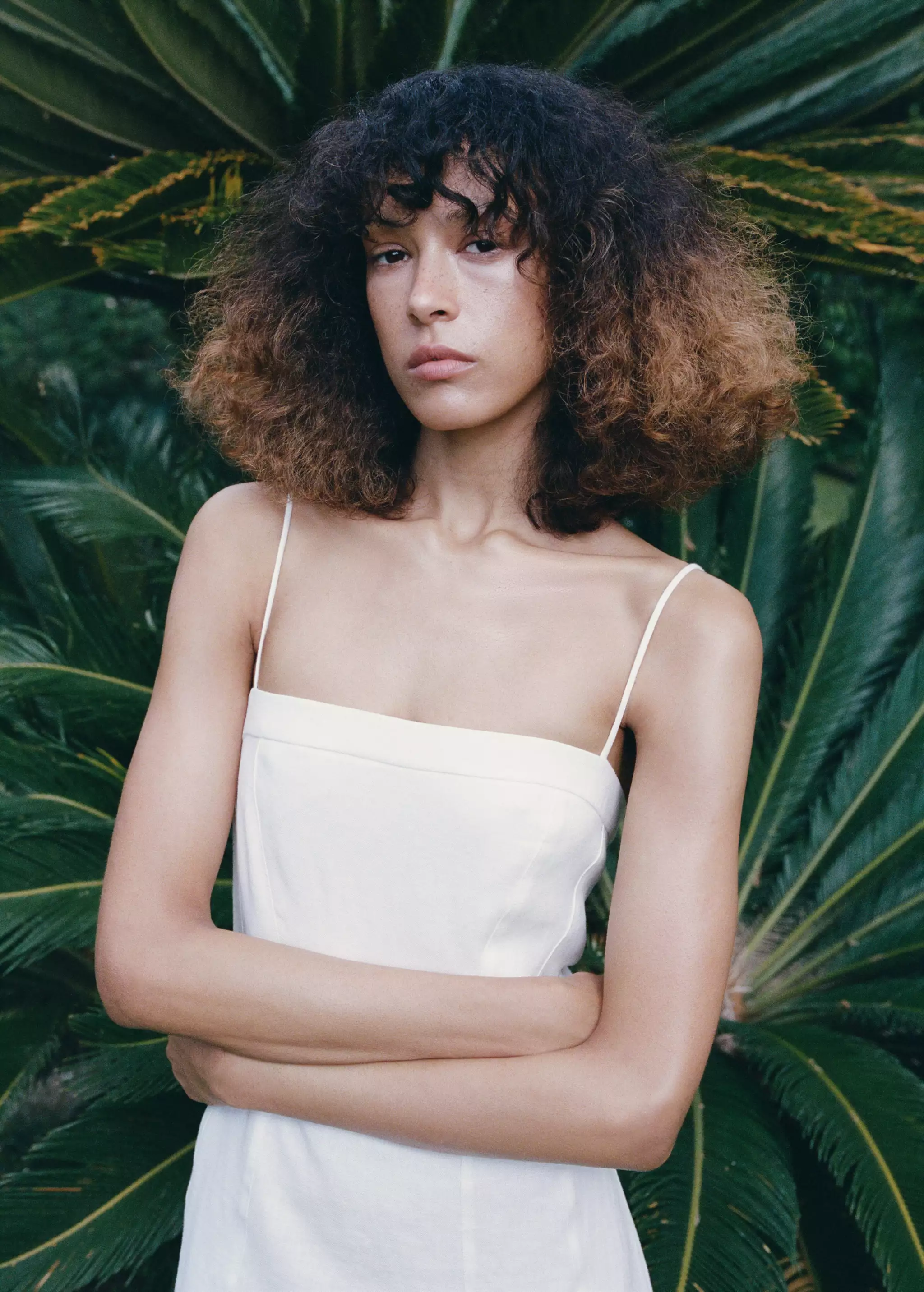 A-Line Linen Dress - Women | Mango United Kingdom