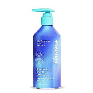 Eva Nyc Brass to Sass Brunette Shampoo, Toning Blue Shampoo for Brunettes, Neutralizes Brassy Red and Orange Tones, Blue Shampoo for Color Treated Hair, 8.8 Fl Oz