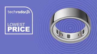 The Oura Ring 4 on a purple background with text saying Lowest Price.
