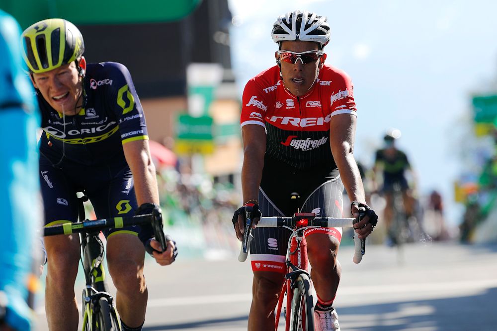 Jarlinson Pantano (Trek - Segafredo) finishes stage 4 at Tour de Romandie