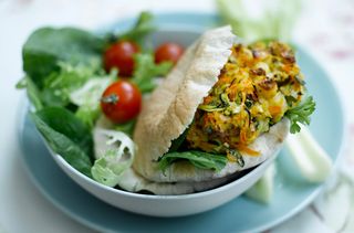 Weight Watchers halloumi burger