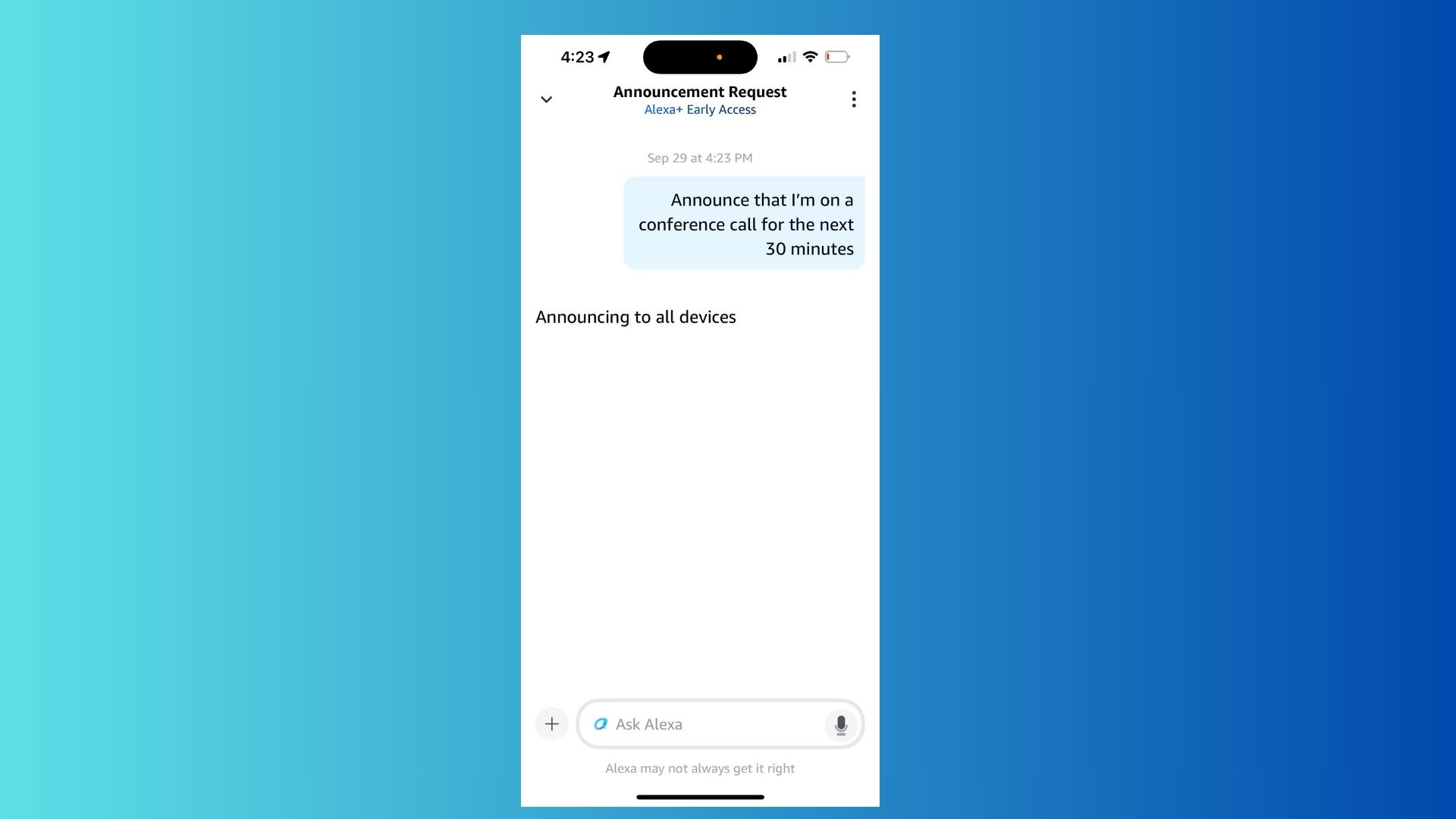Alexa+ screenshot