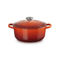 20cm Signature Enamelled Cast Iron Round Casserole Dish With Lid in Cayenne: was £224.95,now£144.95 at Potters Cookshop (save £80)