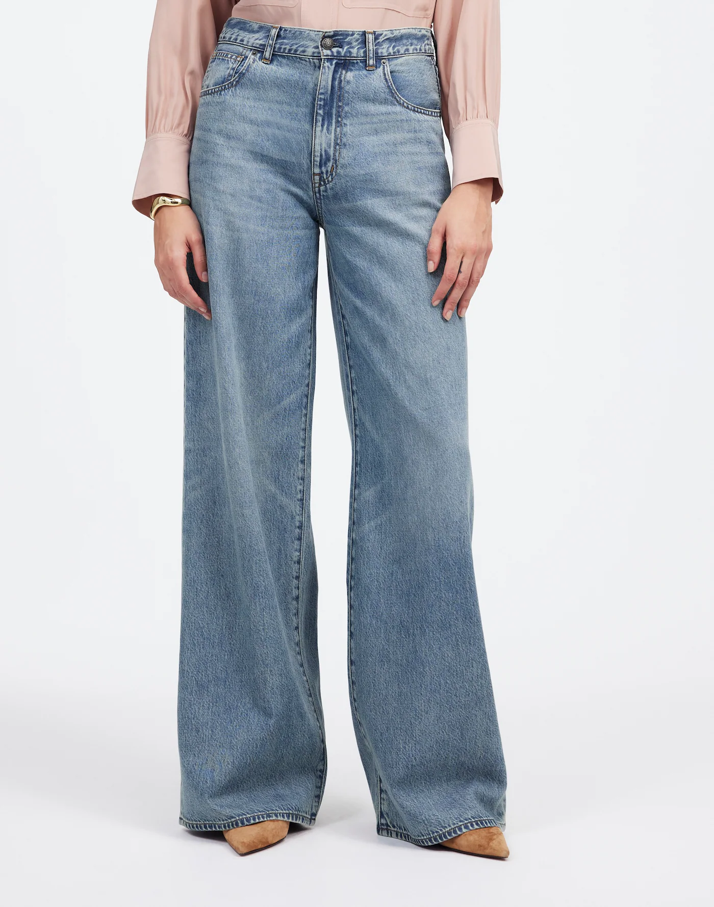 MW, Superwide-Leg Jeans: Airy Denim Edition
