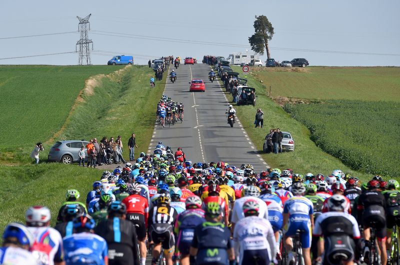 There are some paved roads in Paris-Roubaix