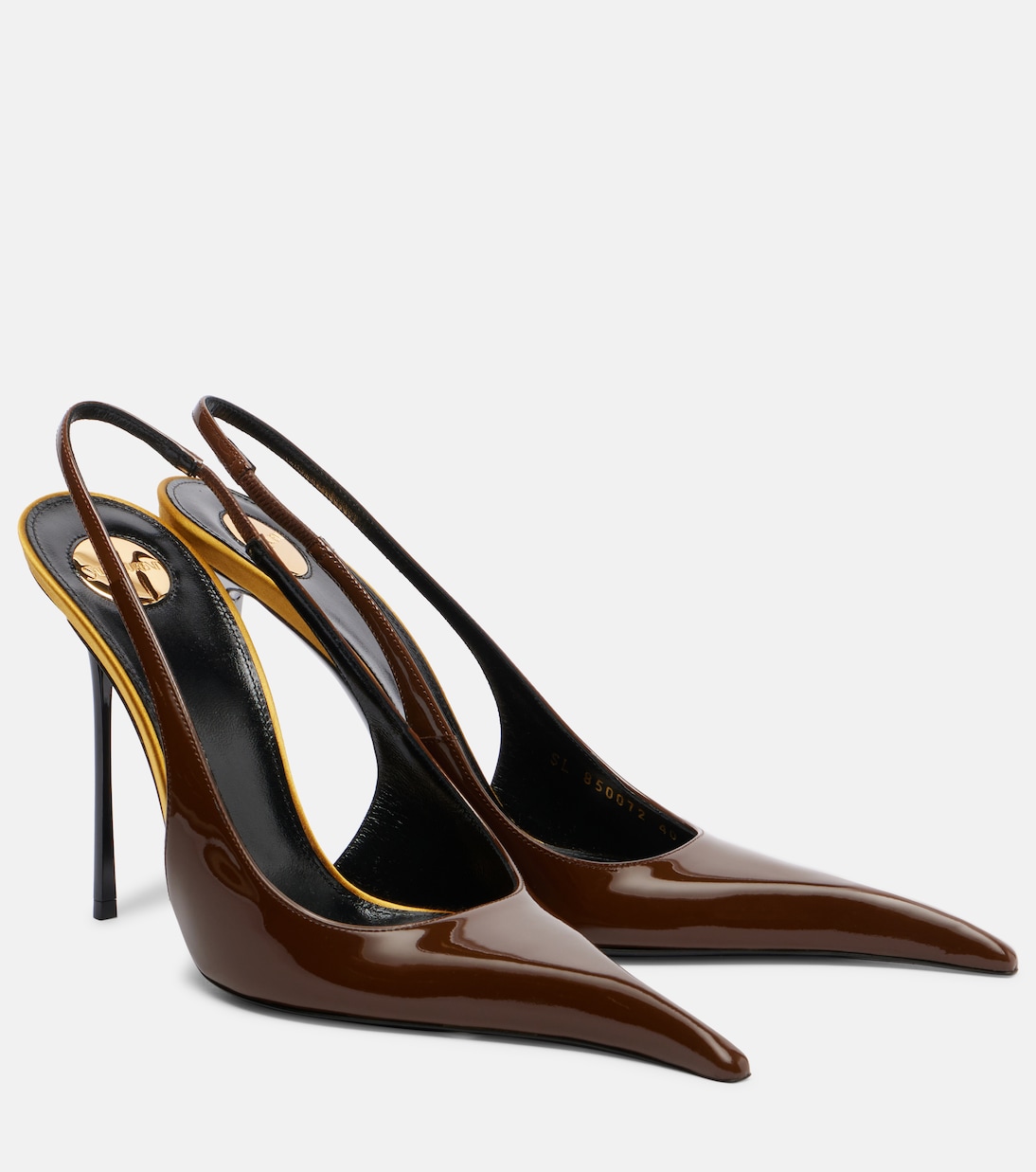 Amalia 110 Patent Leather Slingback Pumps